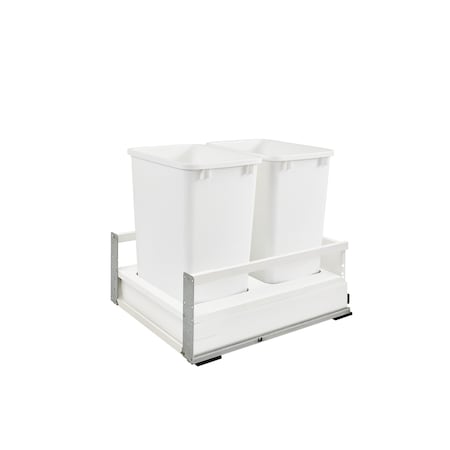 Rev-A-Shelf Steel, White, 18.5 in W, 19 in H, 22.4 in D, 22.4 in L, White TWCSC-21DM-2